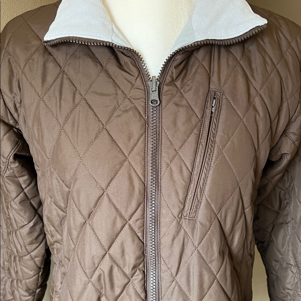 Columbia Quilted Brown Puffer Jacket